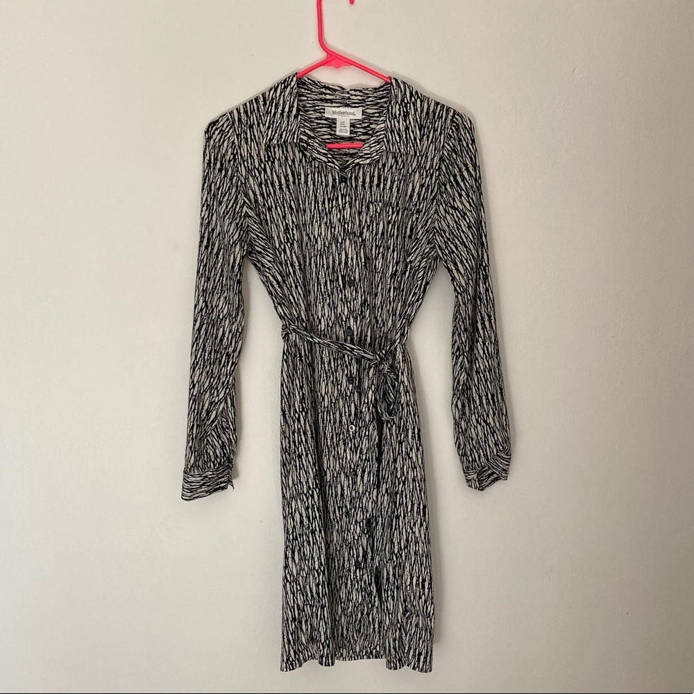 Motherhood maternity shirt dress